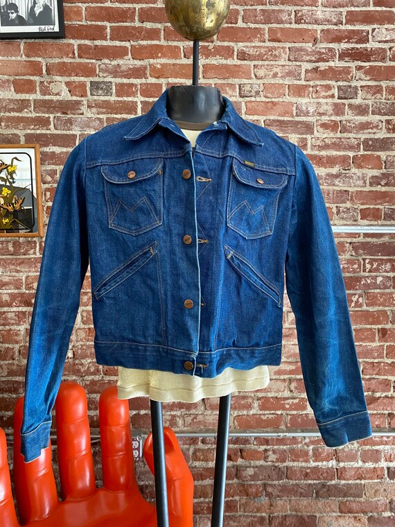 70s Men’s Maverick Dark Denim Jacket