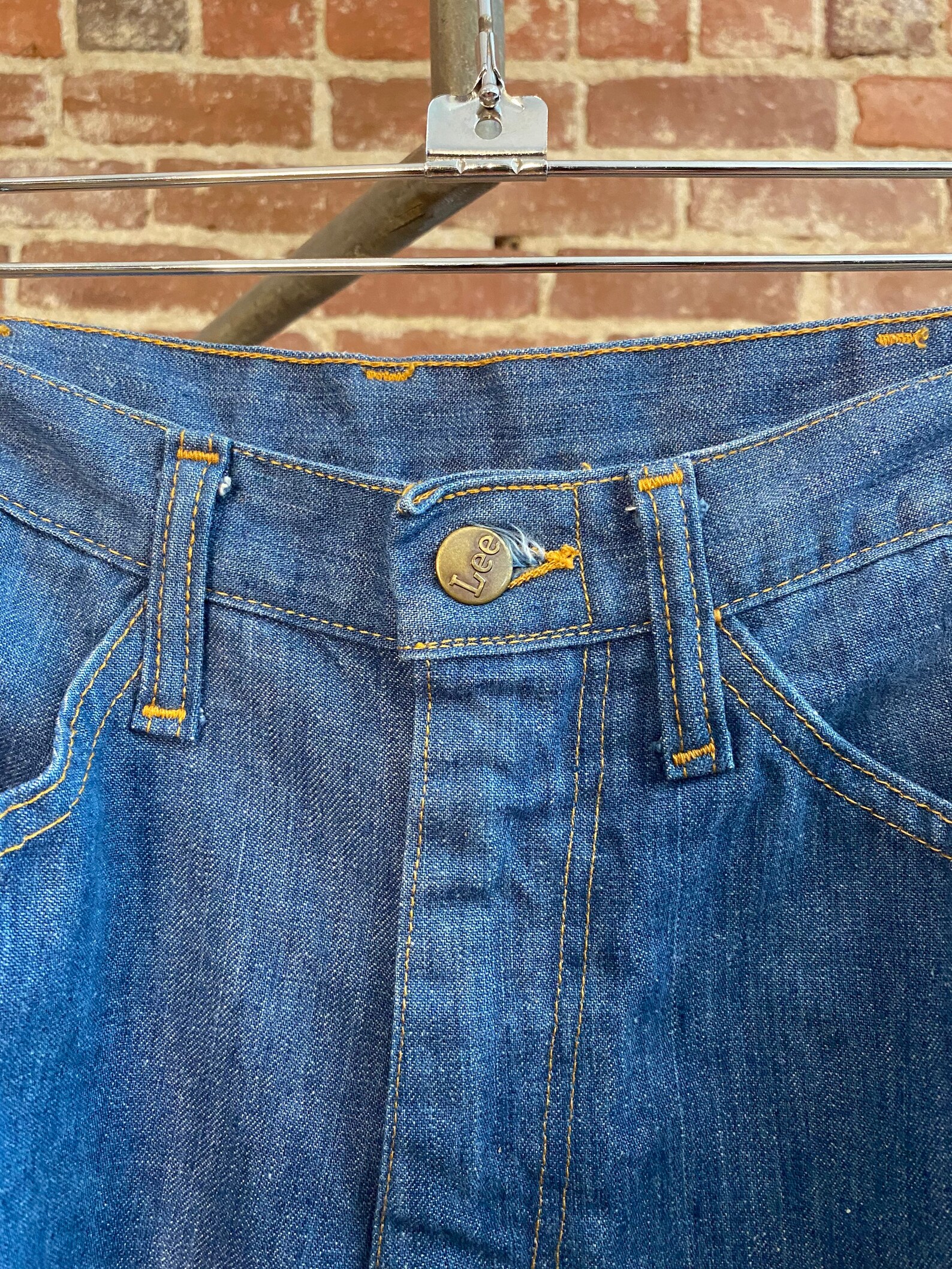 Mens 70s Lee Flared Denim Jeans 32 Waist by 36 Inseam | Etsy