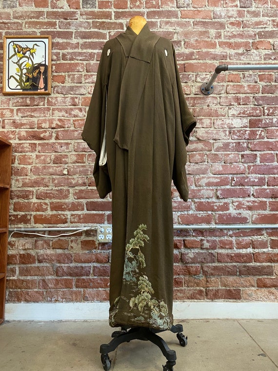 Antique Crepe Kimono