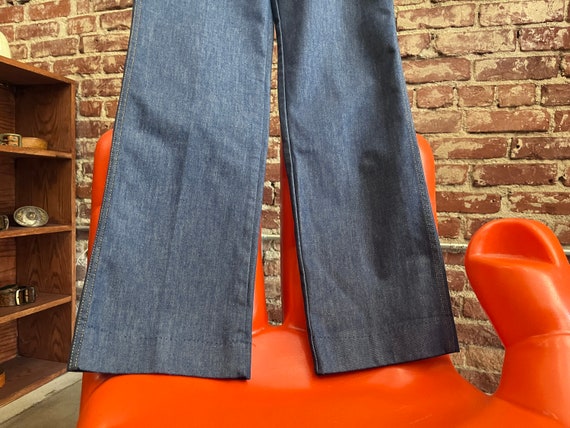 Mens ‘70s Permanent Press Strait Leg Jeans, 30.5”… - image 9