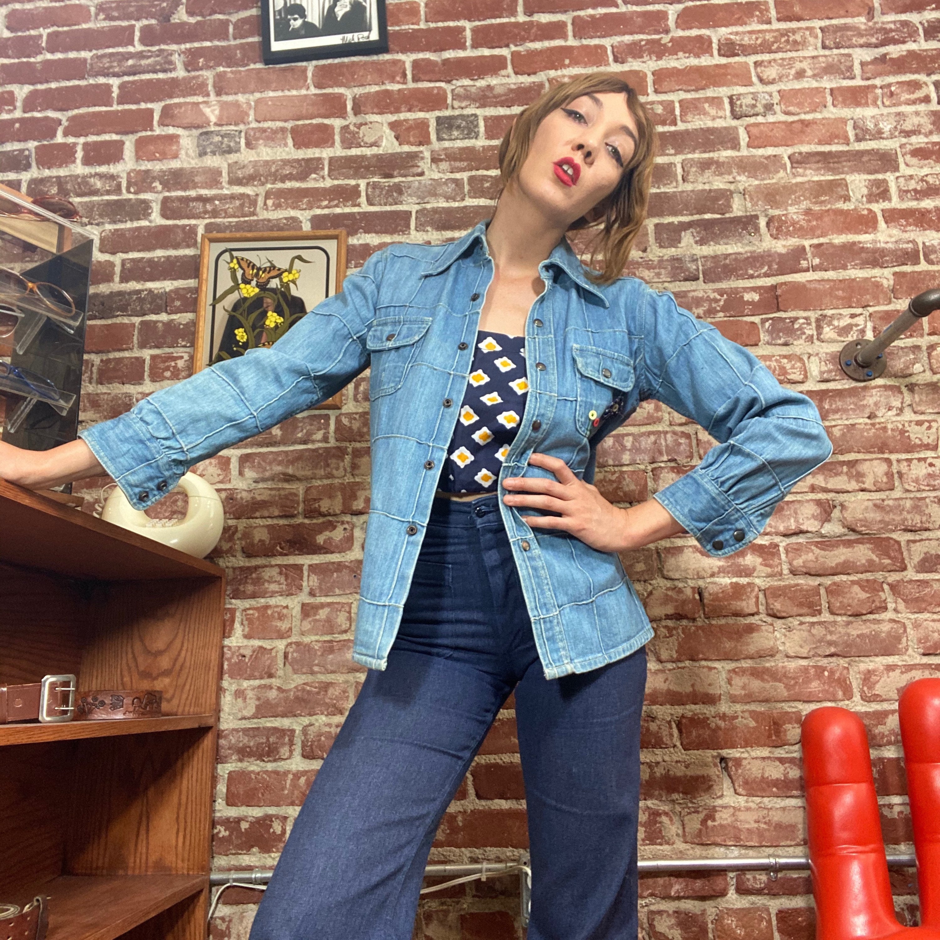 window pane jeans for womens