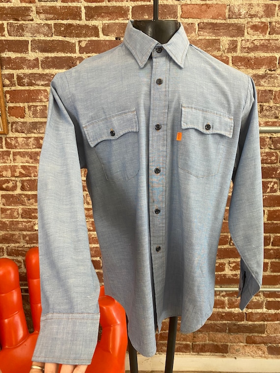 70s Men’s Levi’s Chambray Shirt