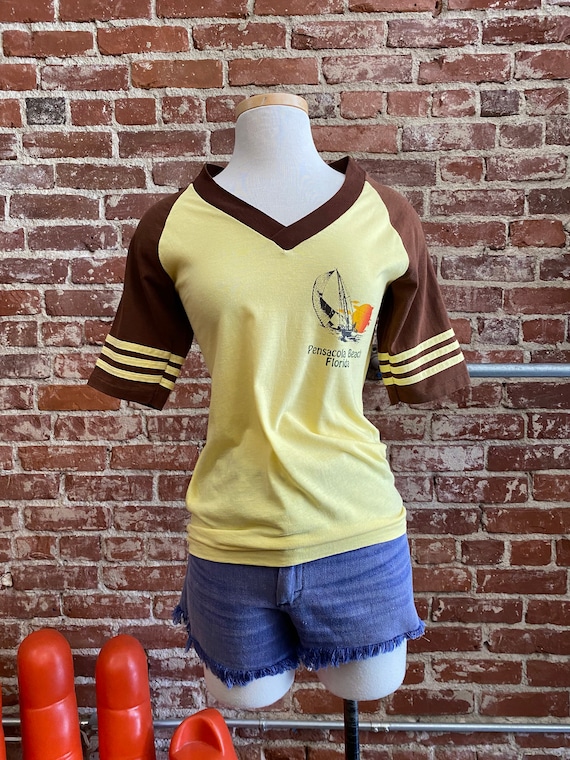 70s Vintage Pensacola Beach Florida Tourist Tee