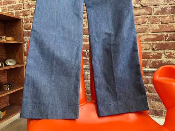 Mens ‘70s Permanent Press Strait Leg Jeans, 30.5”… - image 6