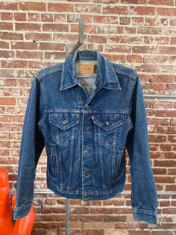 70s Men’s Levi’s Dark Denim Jacket 34” Chest