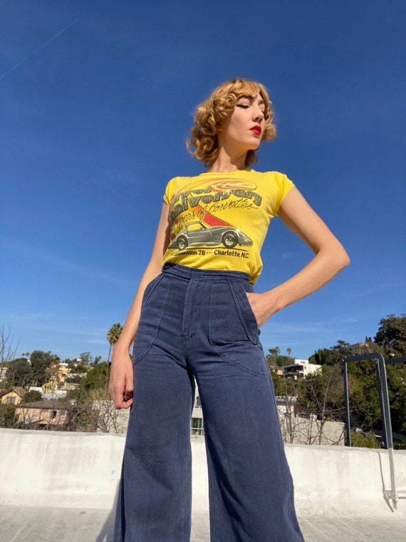 70s Corvette Baby Doll Tee Shirt