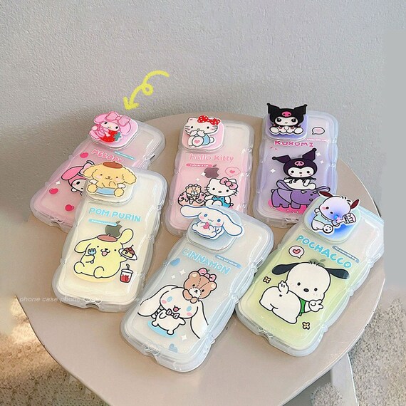 Kawaii Anime Figure Cartoon Hello Kitty Phone Case Girls Smooth