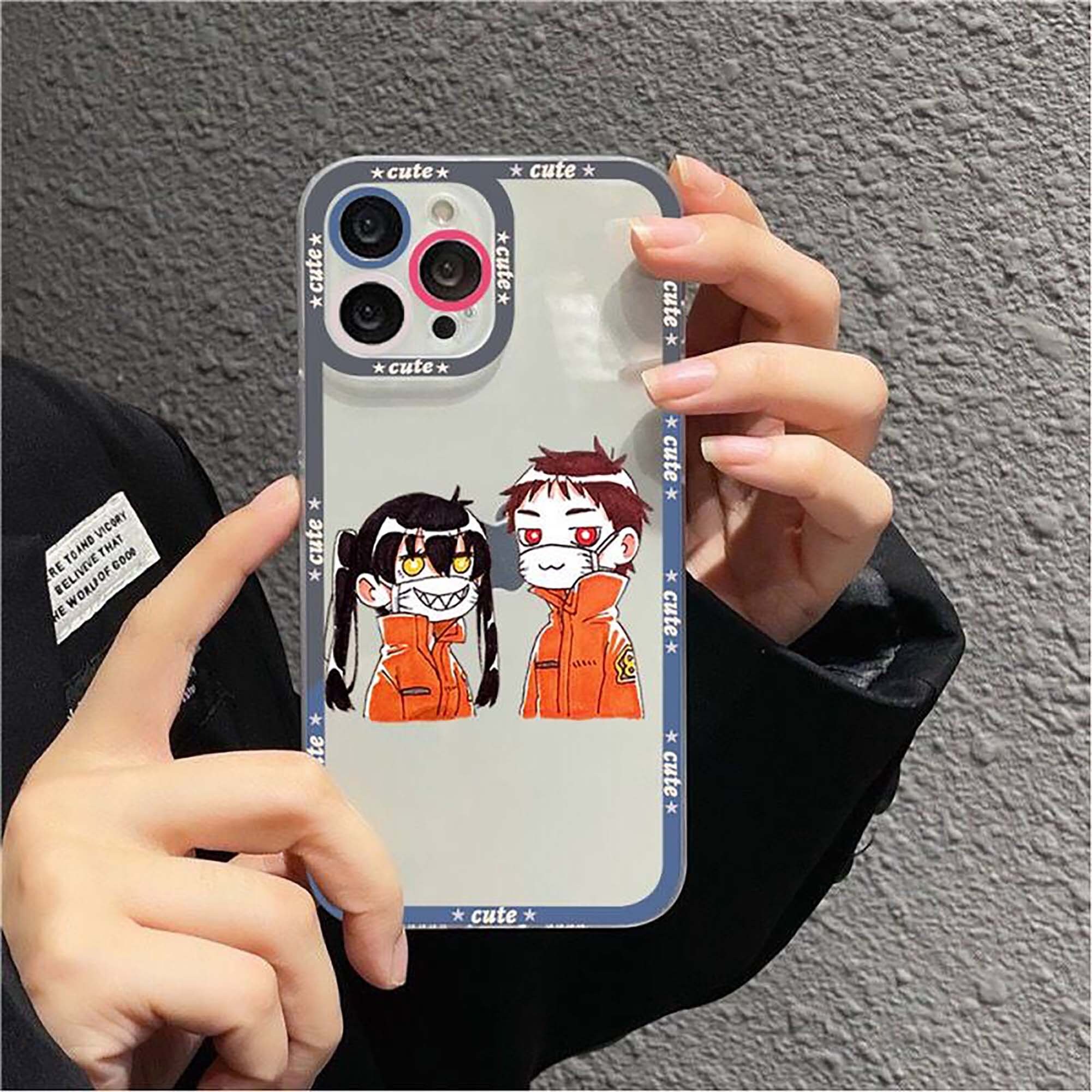 Anime Shouboutai Phone Case for iPhone 14 Pro Max 14 Plus