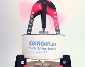 Ecorun2.1 - Stirling Engine powered by a Candle - Kit