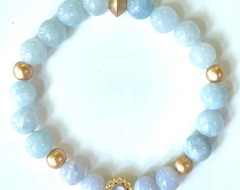 Blue Chalcedony Bracelet