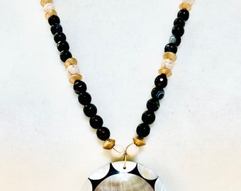 Black / Brown Agate Beads