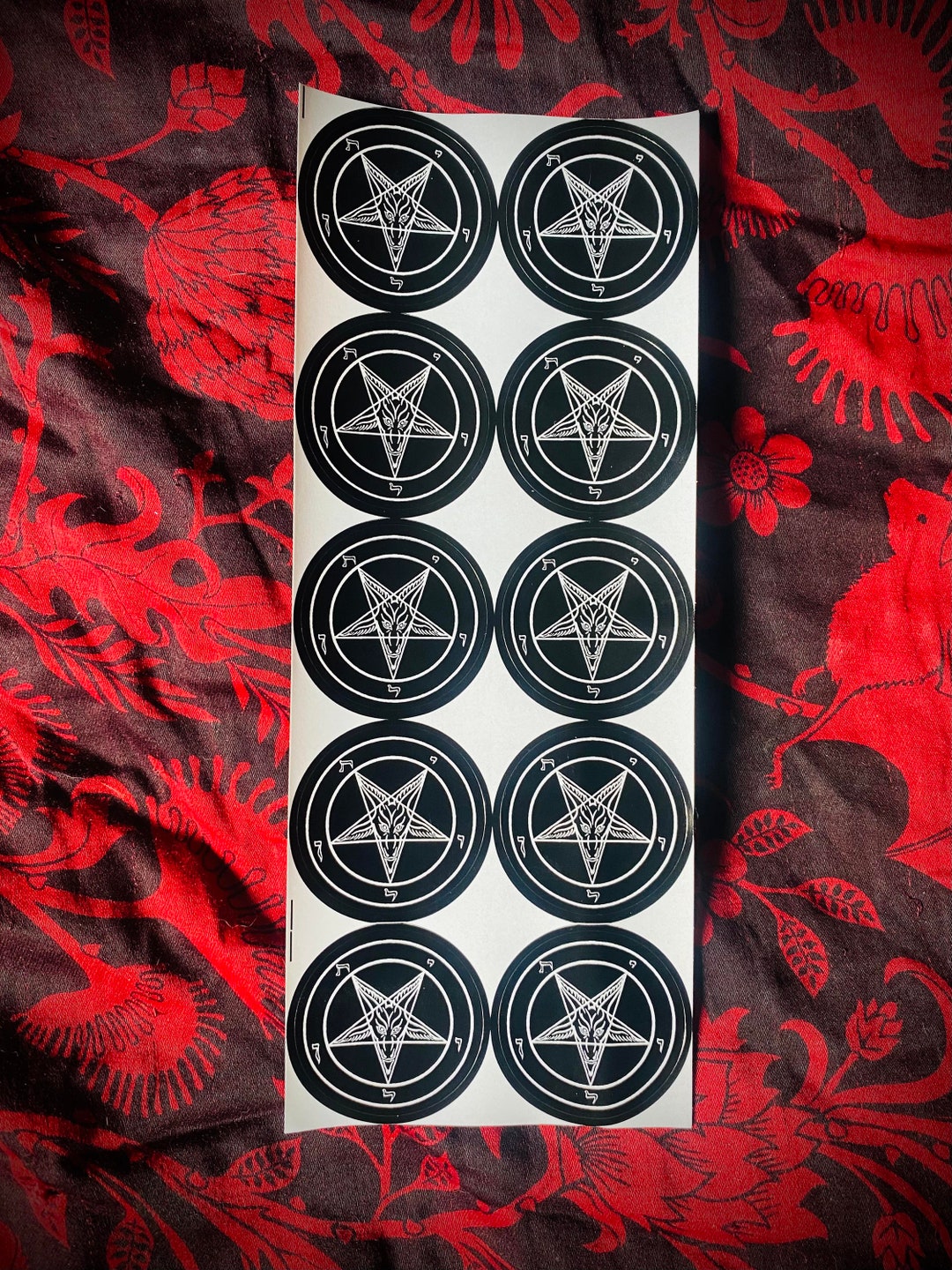 Sigil of Baphomet Mini Stickers Envelope Sealers - Etsy