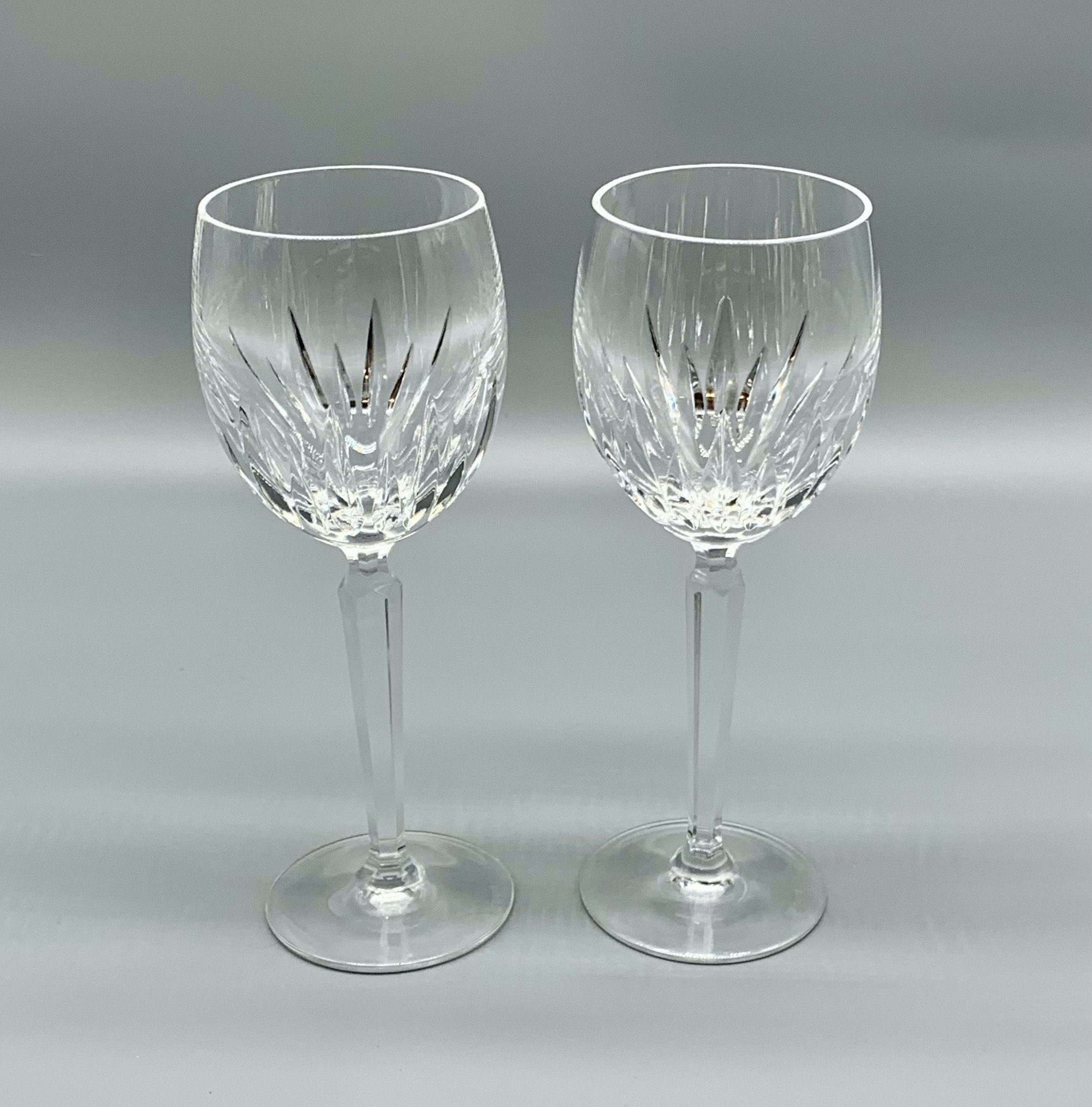 WATERFORD アイリッシュ レース crystal グラス wine of Irish ワイン set ホワイト Lace white two  glasses クリスタル 2個セット