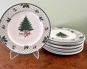 Mikasa Heritage Series “Christmas Story” Dinner Plates, Sold Individually