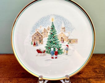 Mikasa “Merry Christmas” Cake Plate, Sold Individually