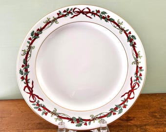 Royal Worcester “Holly Ribbons” Service Plate (Charger), England