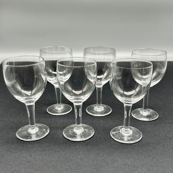 3oz Clear Stem Aperitif Glasses - Set of 6