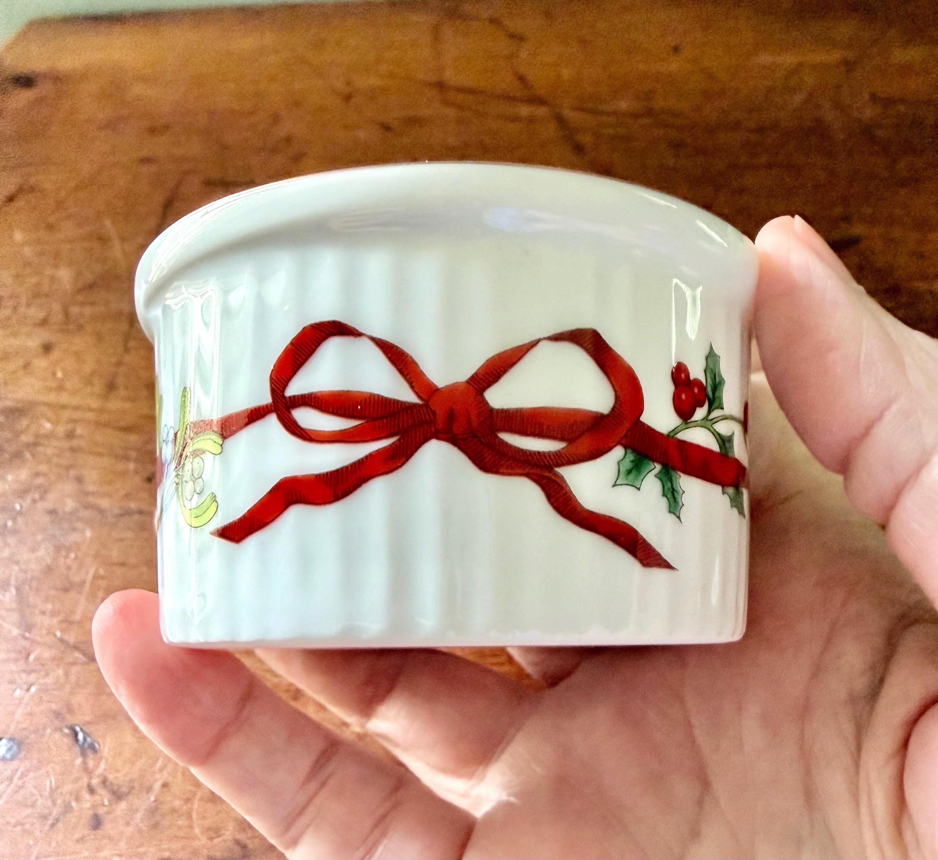 Holly Ribbons by Royal Worcester - Etsy