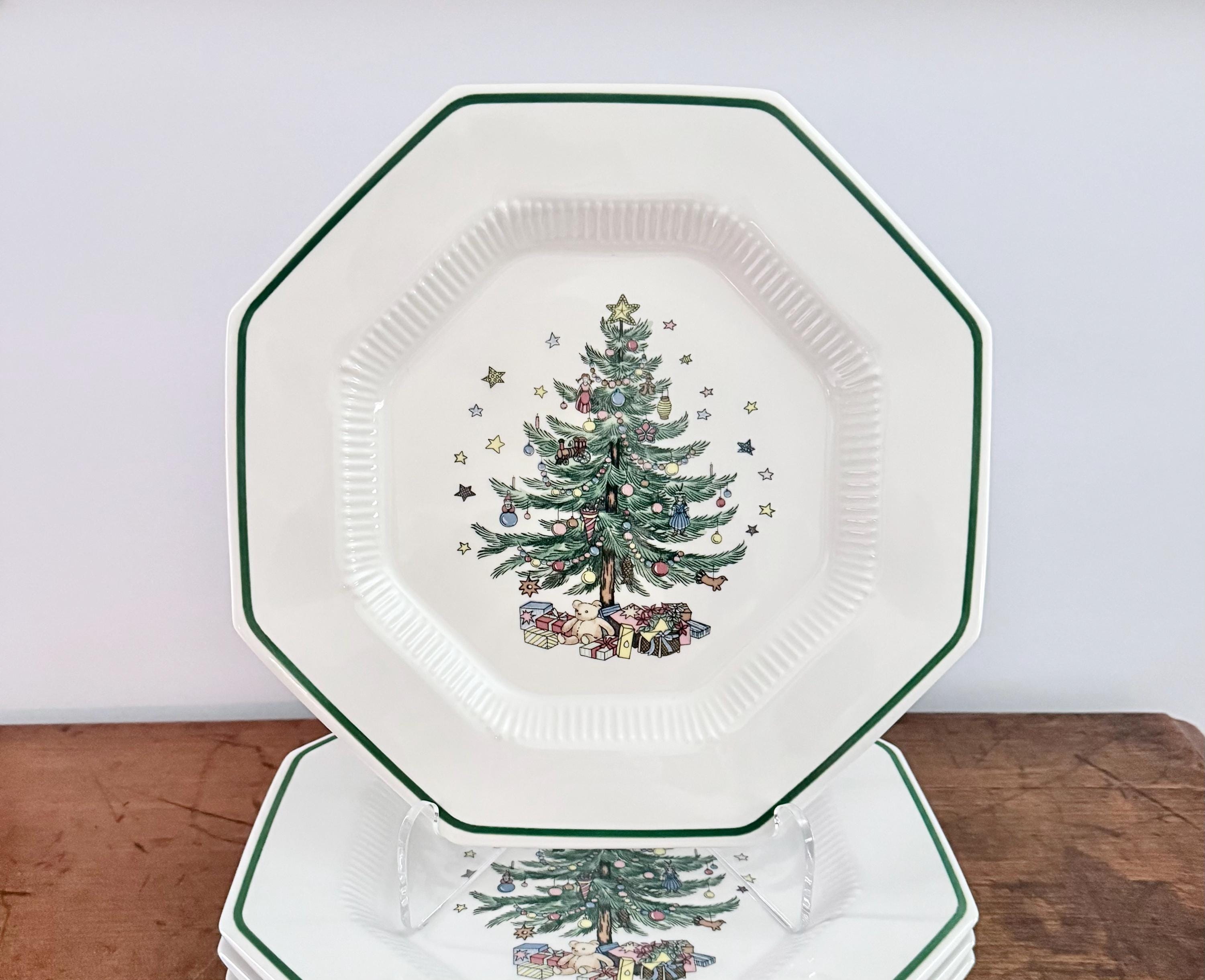 Nikko Christmas Tree Plates - Etsy