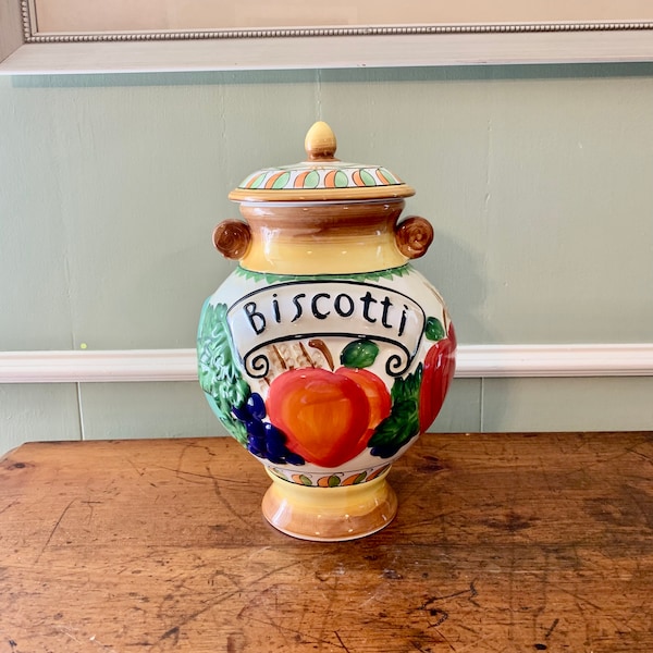Nonni Biscotti Jar Etsy