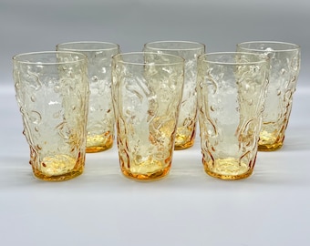 El Rancho Gold By Bryce Glass Company, Sold as Set of 6 or Set of 4