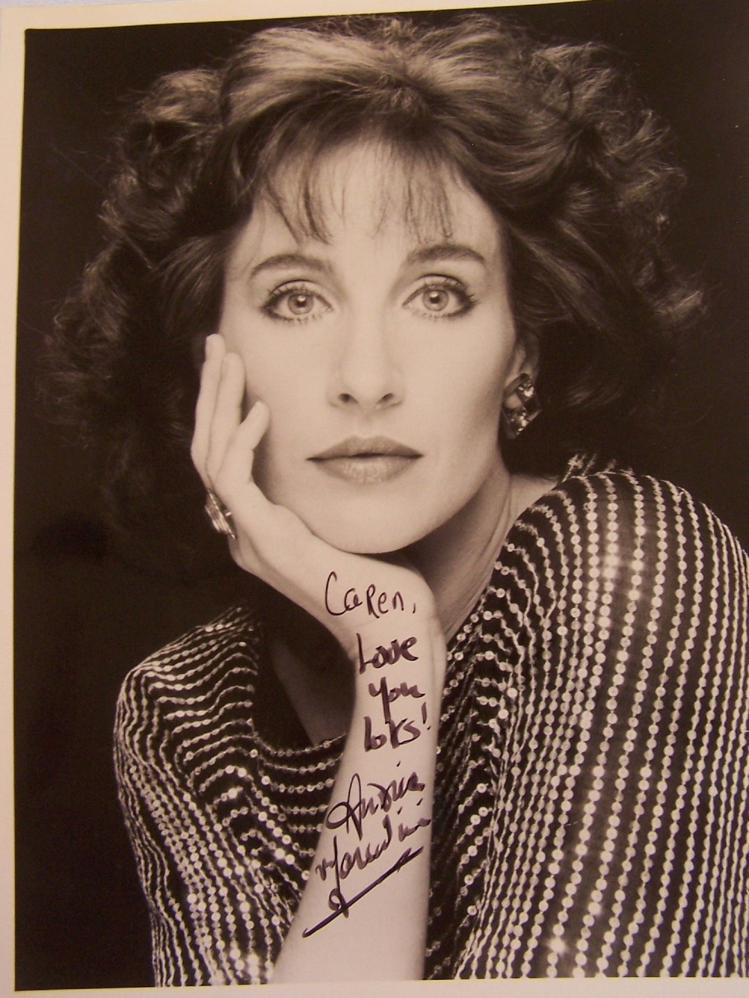 Autographed 8 X 10 Photo Andrea Marcovicci Hollywood Memorabilia 1980's the Scarecrow & Mrs