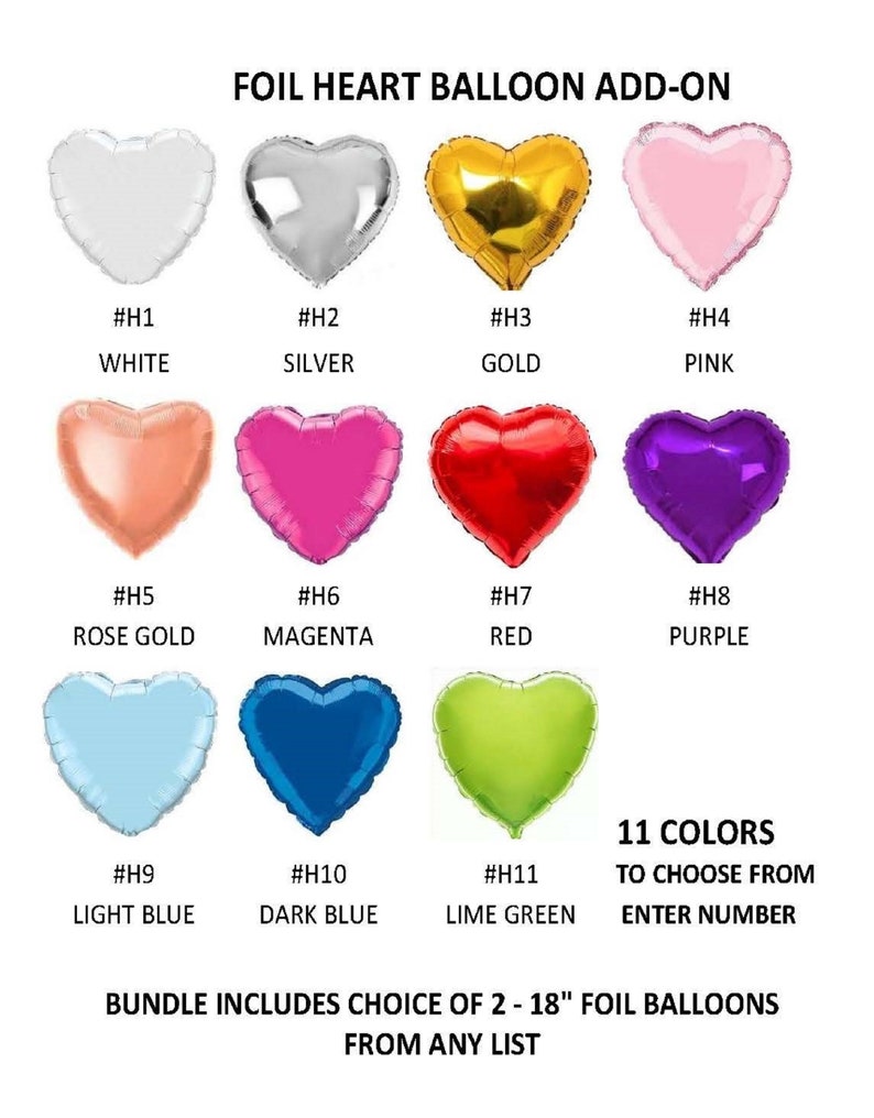 Custom Balloon Garland or Arch Kit Including Foil Balloons, Pick Your Colors, Pick Your Foil