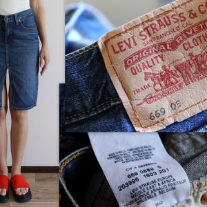 Gonna di jeans levis Etsy Italia