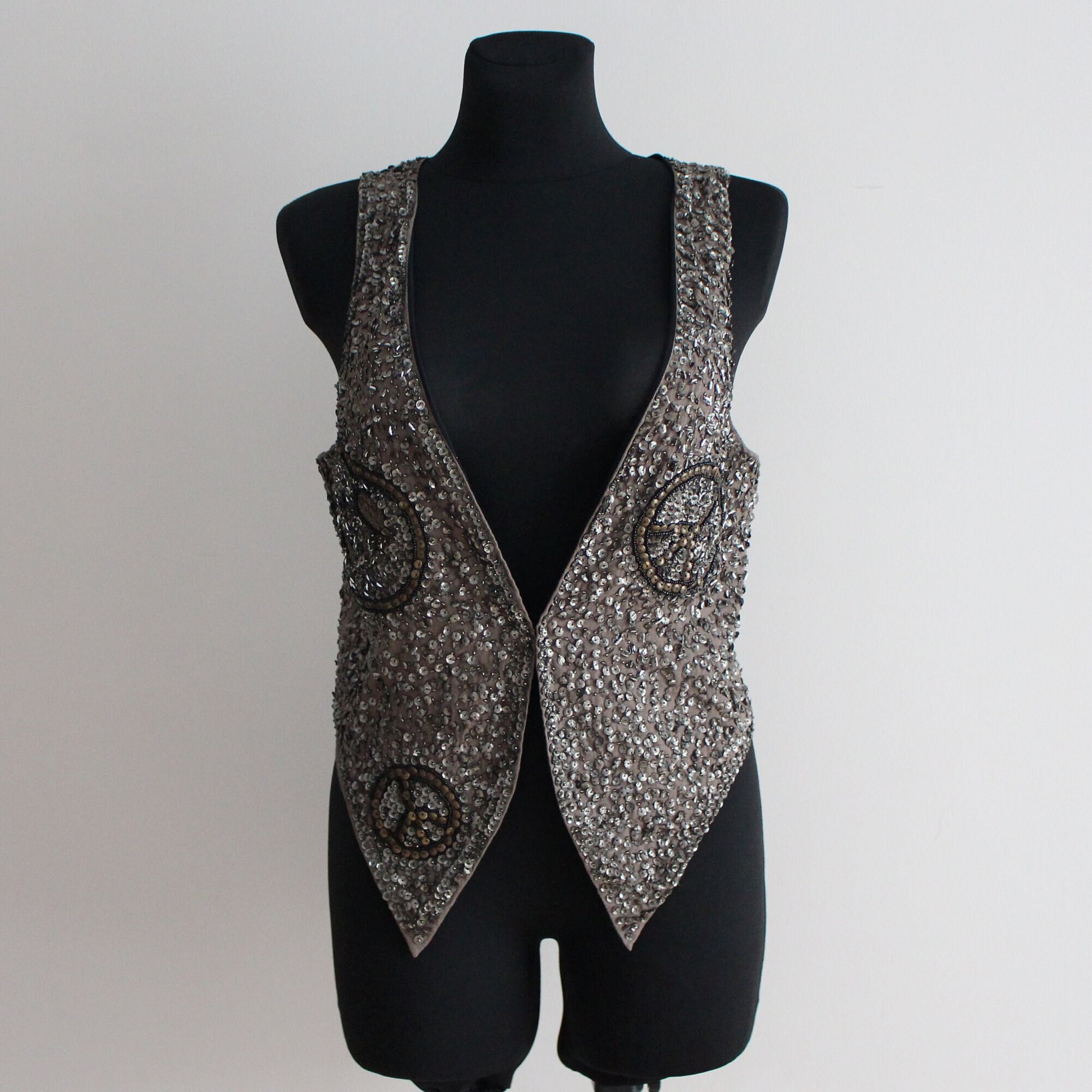 gilet a sequin