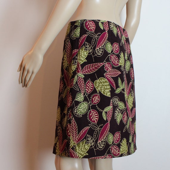 Women’s Corduroy Skirt Brown Olive Green Red Skir… - image 3