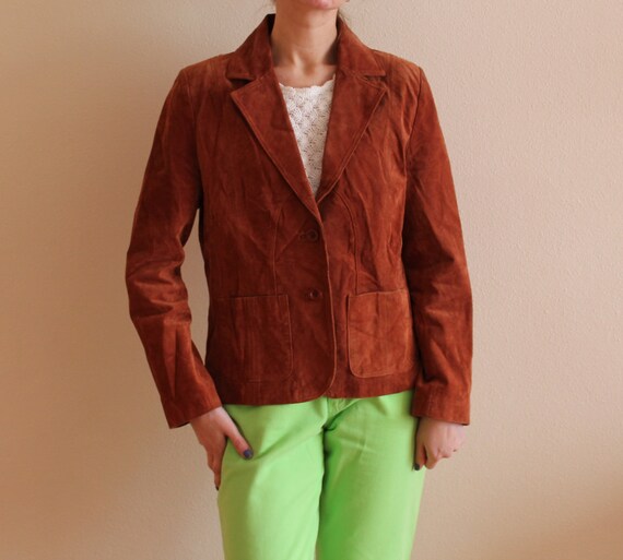 suede jacket womens plus size