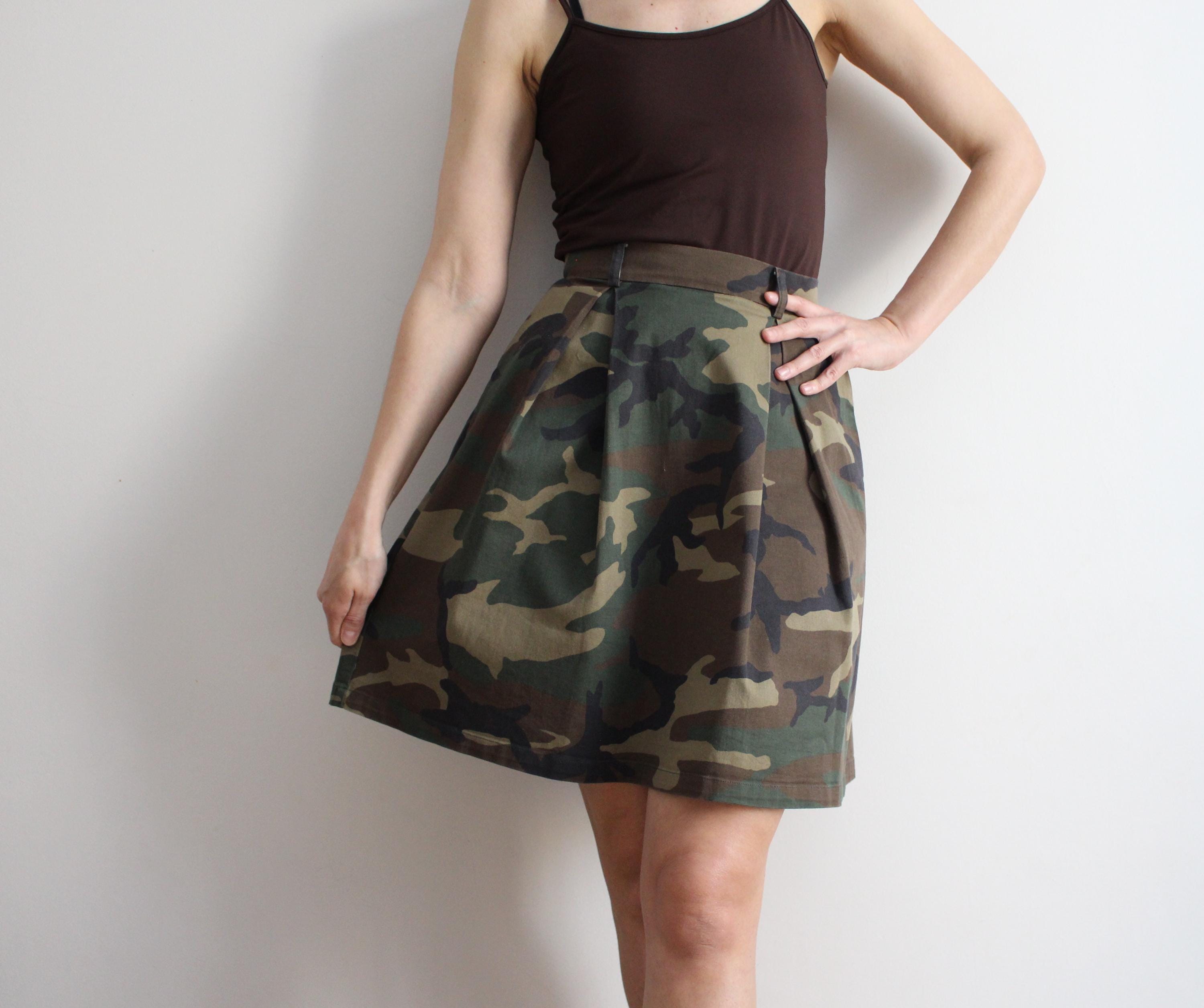 Vintage Army Skirt