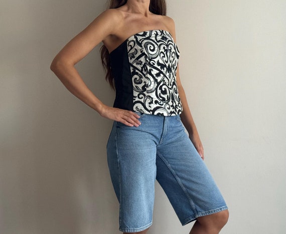 boned bustier top