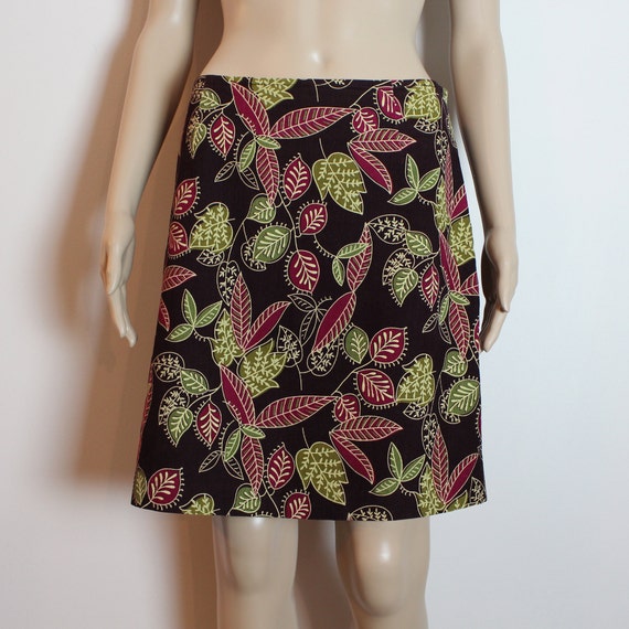 Women’s Corduroy Skirt Brown Olive Green Red Skir… - image 1