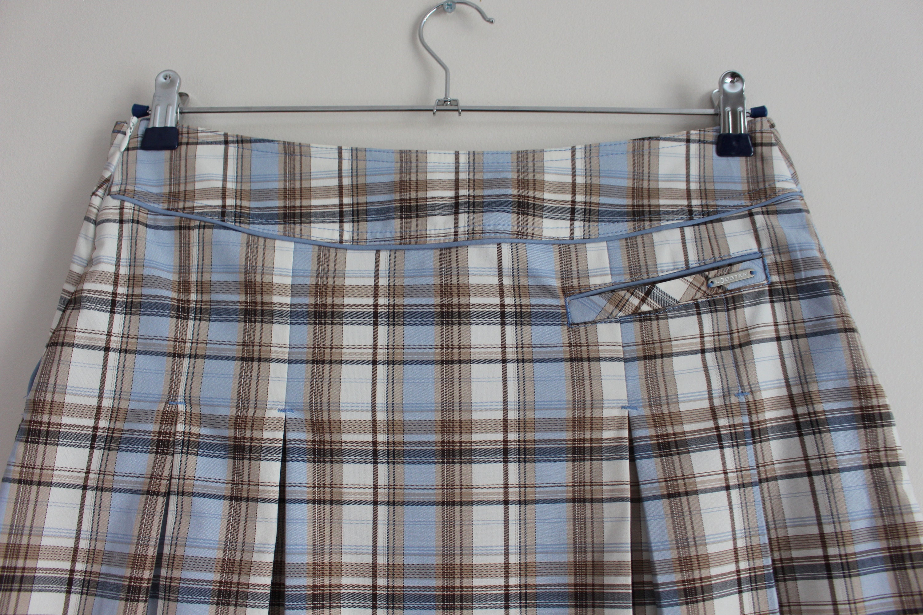 スカート LOW CLASSIC CHECK PLEATED SKIRT 4BNY327 Low Classic Skirts for Women - Shop on FARFETCH