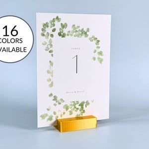 Ensemble de porte-numéros de table rectangulaires XL | Porte-cartes de table | Porte-cartes de mariage | Lots de 5, 10 ou 20