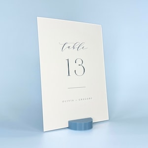 Ensemble de porte-numéros de table Dusk | ronds pour cartes de mariage en PLA | Porte-affiches | Lots de 5, 10 ou 20