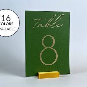 Set of Rectangle Table Number Holders | Table Card Stands | Wedding Card Holders | Sets of 5, 10 or 20