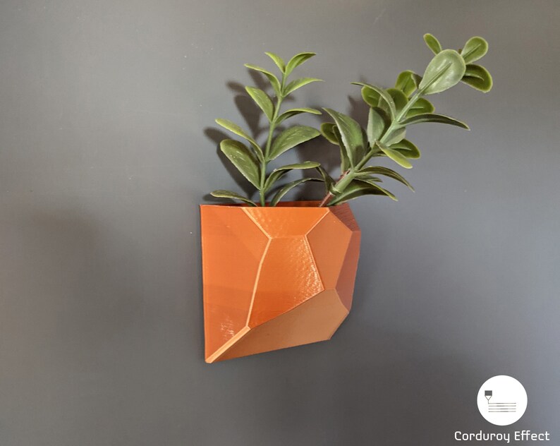 Refrigerator Mount Fridge Mount Magnetic Geometric Shape Succulent Planter Pot