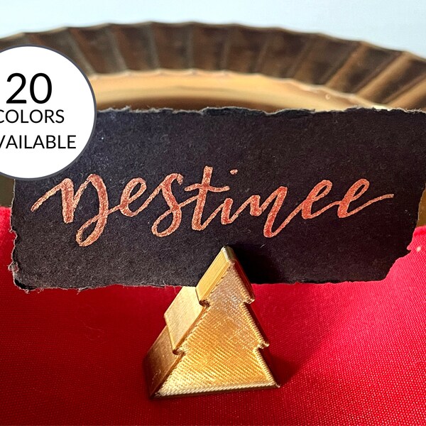 Christmas Place Card Holders Etsy
