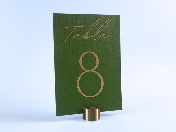 Circle Table Number Holders: Wedding & Event Sign Stands, Biodegradable PLA, 16 Colors