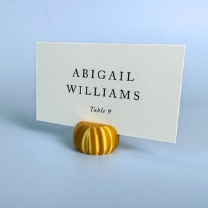 Porte-cartes citrouilles | Porte-cartes pour l'Action de grâces | Porte-cartes d'Halloween | Décoration de mariage d'automne | Décoration de mariage d'automne
