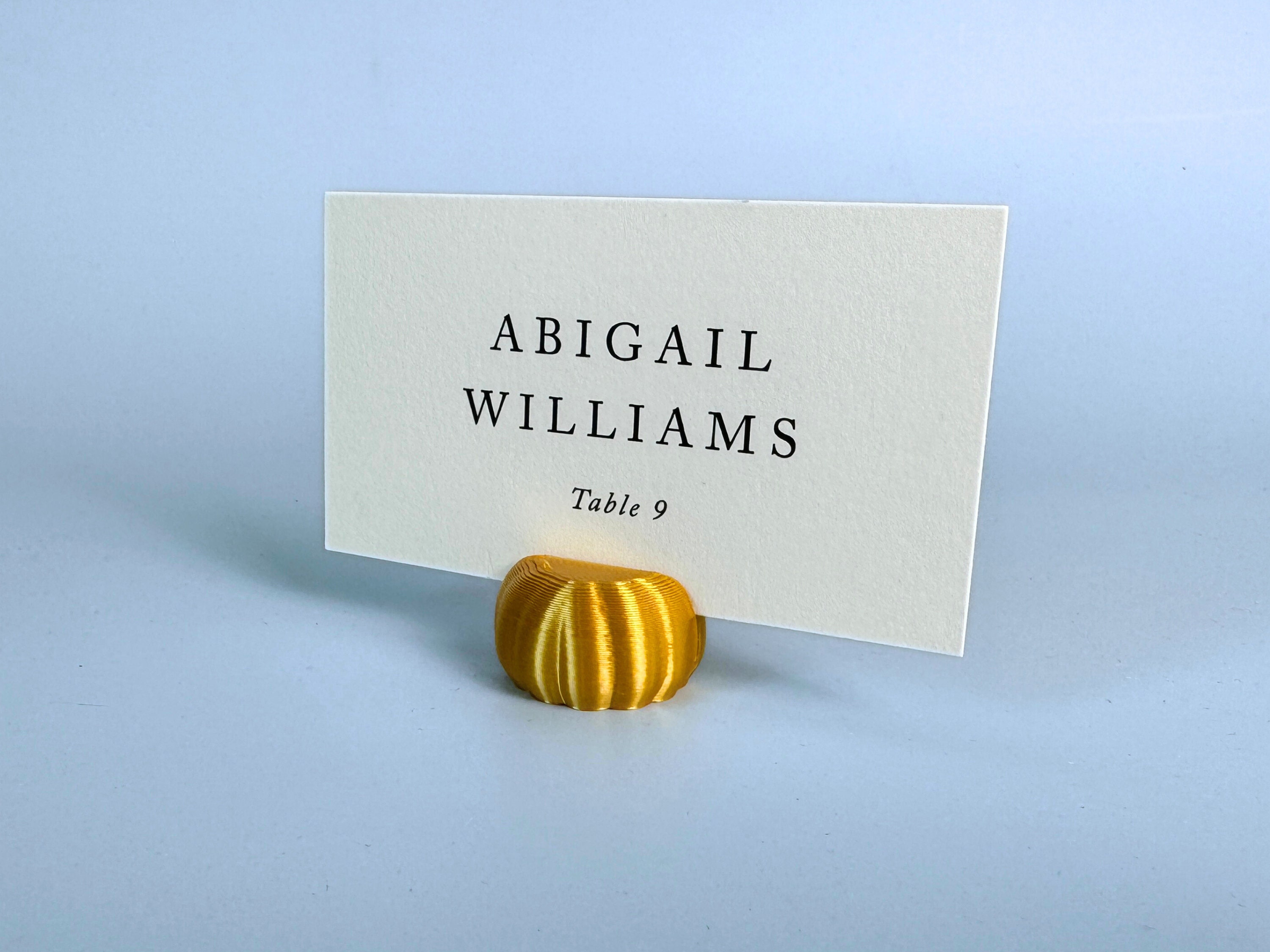 Pumpkin Place Card Holders
