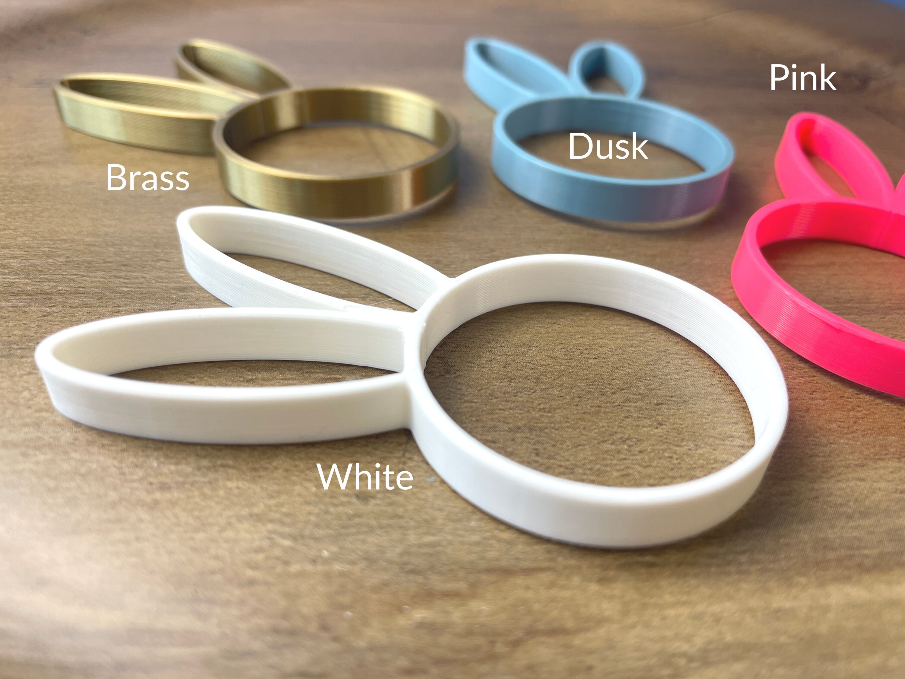 Biodegradable Rings Easter Bunny Napkin Rings: Biodegradable PLA, Spring Table Decor - Etsy
