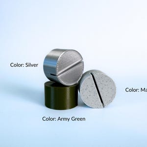 Porte-numéros de table ronds : supports pour enseignes de mariage et d'événement, PLA biodégradable, 16 couleurs image 5