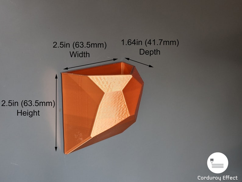 Refrigerator Mount Fridge Mount Magnetic Geometric Shape Succulent Planter Pot