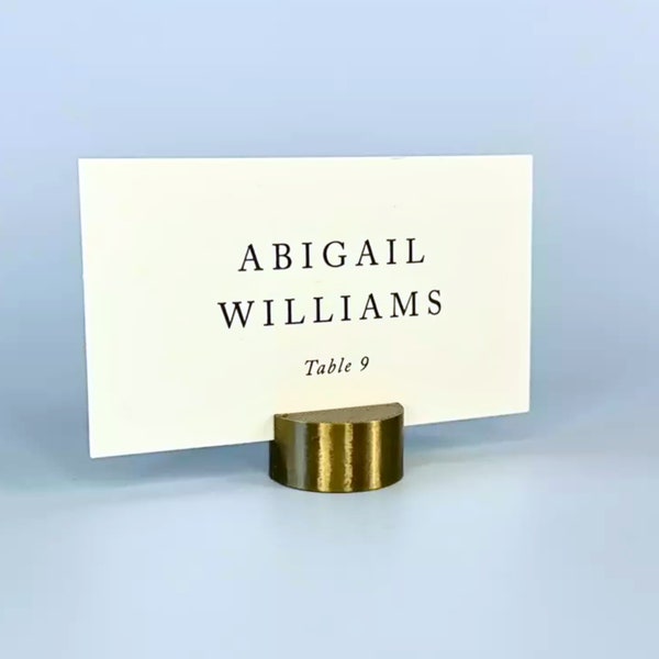 Set of Circle Place Card Holders | Wedding Place Card Holders | Escort Card Holders | Packs of 4, 6, 10, 20, or 50