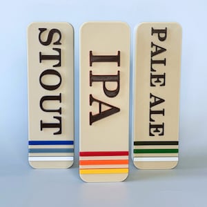 Colorful Stripes Tap Handle for Kegerator | Beer Tap Handle | Custom Tap Handle | Keg Tap | Beer Gifts | Bar Accessories | Homebrewer