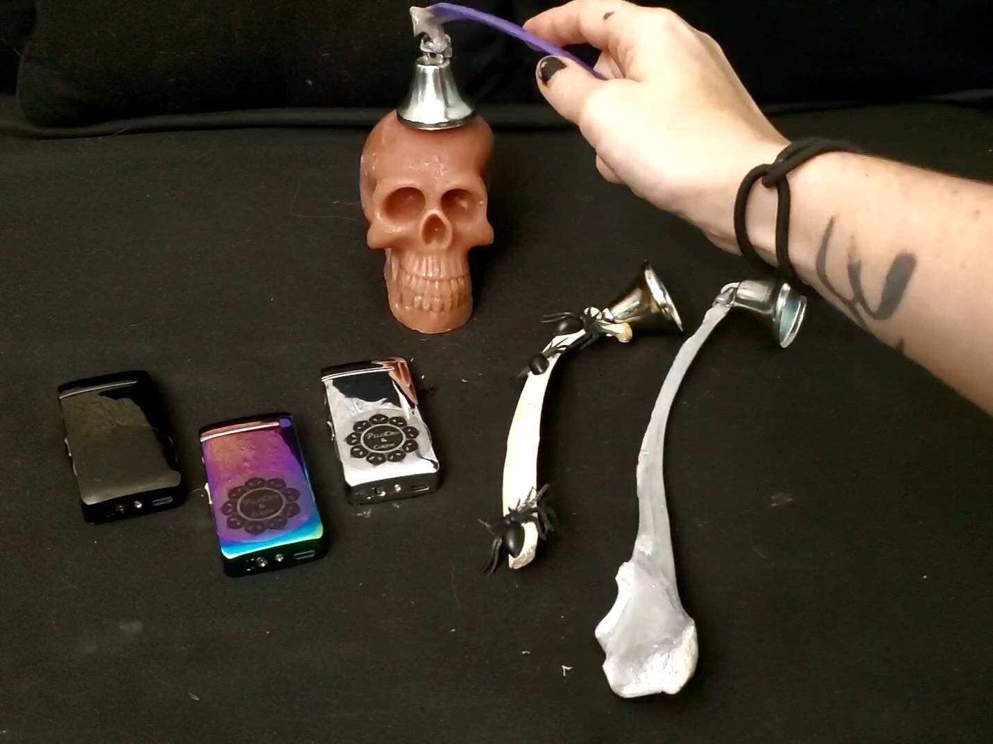 Deer Rib Candle Snuffer and Rechargeable Lighter Set Etsy