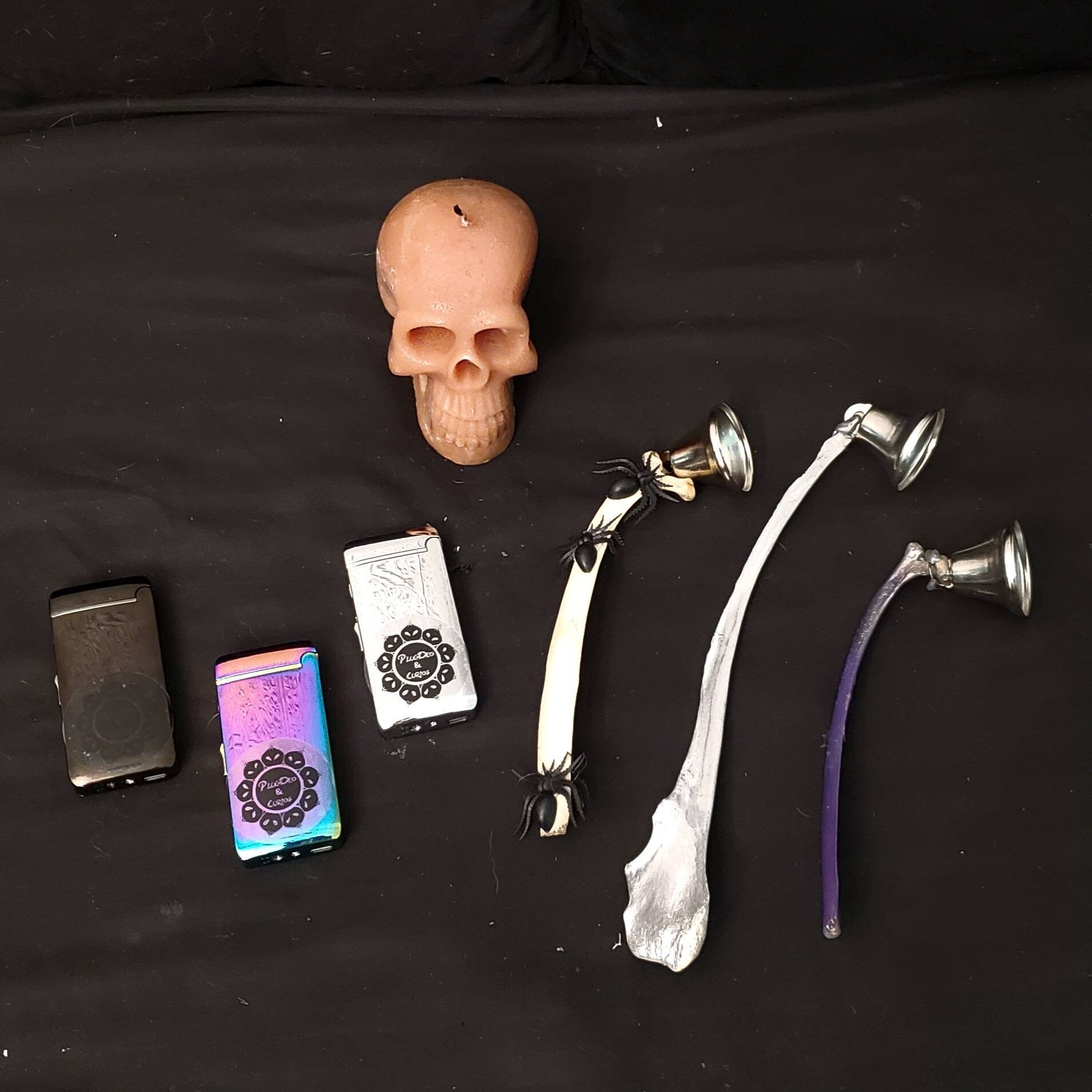 Deer Rib Candle Snuffer and Rechargeable Lighter Set Etsy